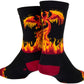SockGuy Phoenix Crew Sock - 6", Small/Medium