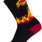 SockGuy Phoenix Crew Sock - 6", Large/X-Large