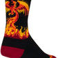 SockGuy Phoenix Crew Sock - 6", Large/X-Large