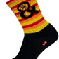 SockGuy Pizza and Beer Crew Sock - 6", Large/X-Large