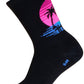 SockGuy Sunset Crew Sock - 6", Small/Medium