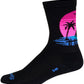 SockGuy Sunset Crew Sock - 6", Large/X-Large