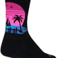 SockGuy Sunset Crew Sock - 6", Large/X-Large