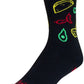 SockGuy Taco Life Crew Sock - 6", Large/X-Large