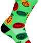 SockGuy Veggie Crew Sock - 6", Large/X-Large