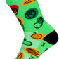SockGuy Veggie Crew Sock - 6", Small/Medium