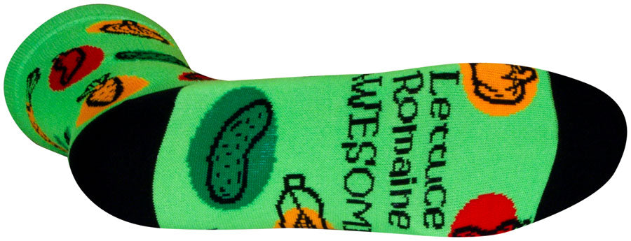 SockGuy Veggie Crew Sock - 6", Small/Medium