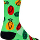 SockGuy Veggie Crew Sock - 6", Small/Medium