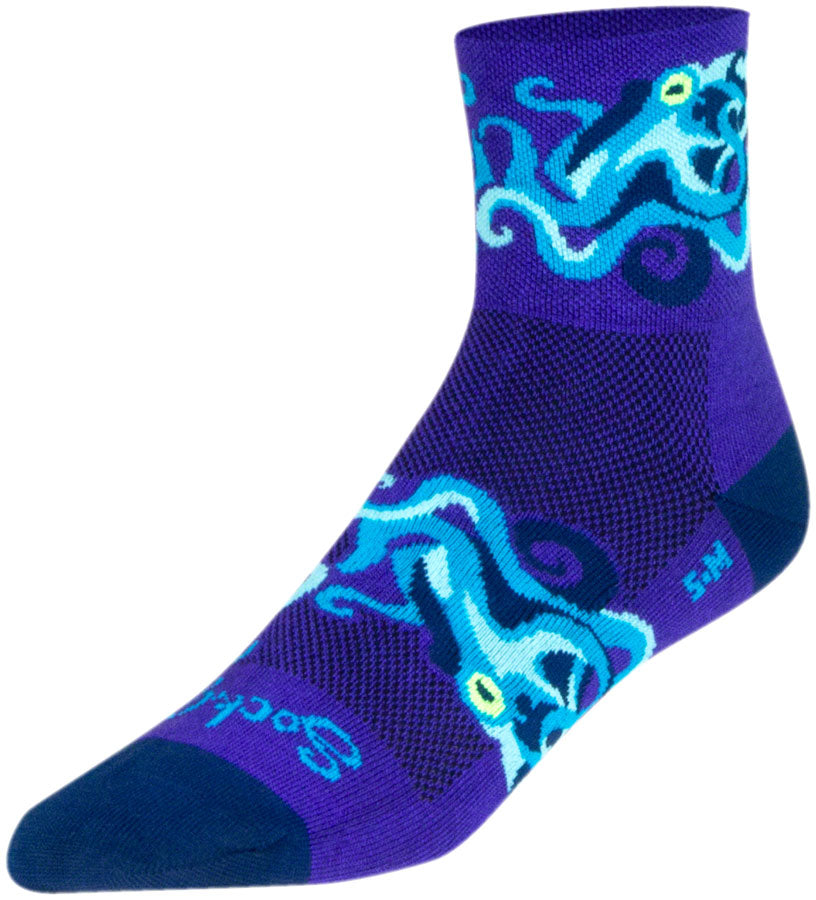 SockGuy Crazy Eights Classic Sock - 1", Small/Medium