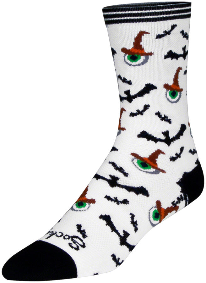 SockGuy Eye Soar Crew Sock - 6", Small/Medium