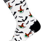 SockGuy Eye Soar Crew Sock - 6", Small/Medium