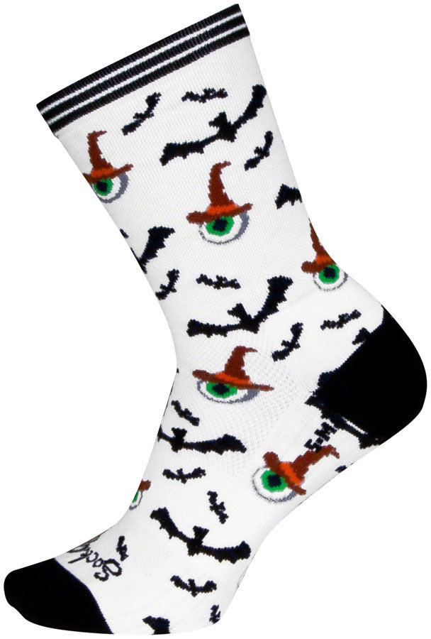 SockGuy Eye Soar Crew Sock - 6", Small/Medium