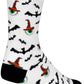 SockGuy Eye Soar Crew Sock - 6", Small/Medium