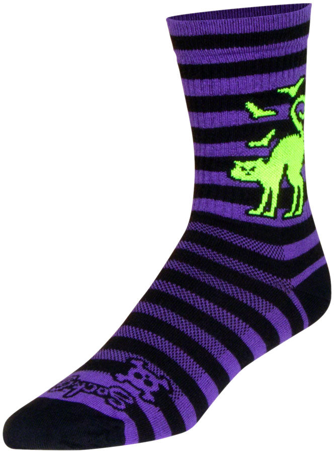 SockGuy Fright Crew Sock - 6", Small/Medium