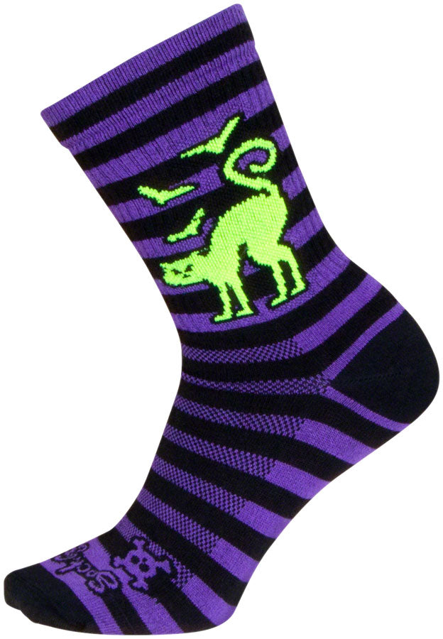 SockGuy Fright Crew Sock - 6", Small/Medium