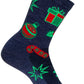 SockGuy Christmas Tme Wool Sock - 6", Large/X-Large