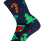 SockGuy Christmas Tme Wool Sock - 6", Large/X-Large