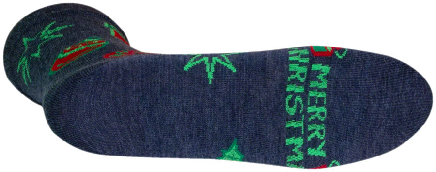 SockGuy Christmas Tme Wool Sock - 6", Small/Medium