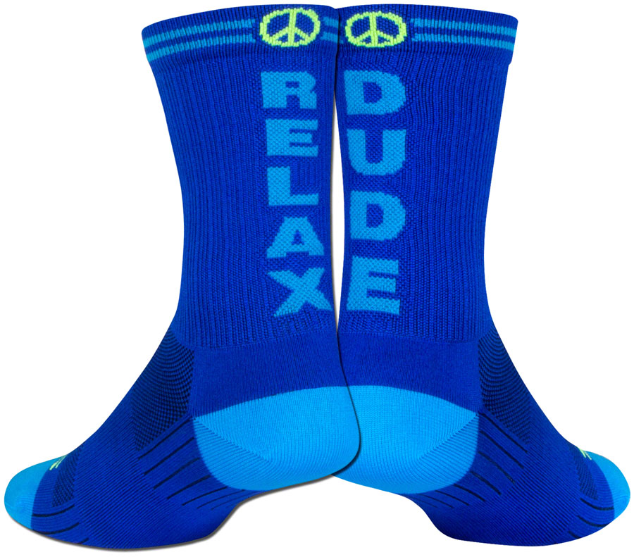 SockGuy Relax Dude SGX Socks - 6", Small/Medium