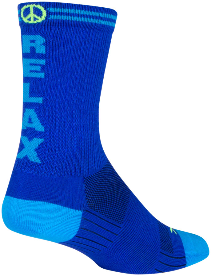 SockGuy Relax Dude SGX Socks - 6", Large/X-Large