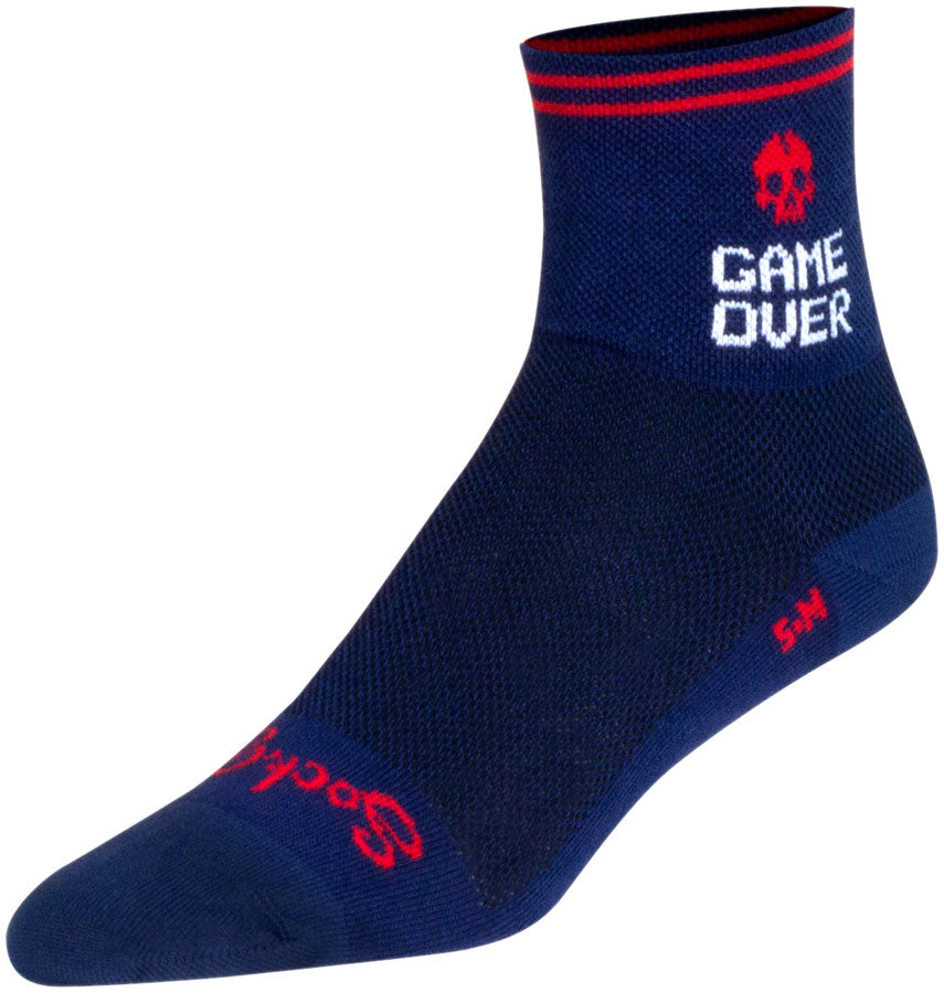 SockGuy Gameover Standard Classic Socks - 3", Small/Medium