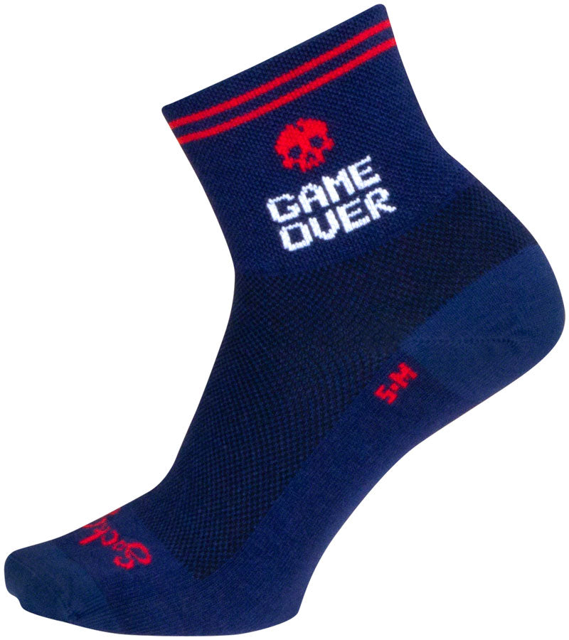 SockGuy Gameover Standard Classic Socks - 3", Large/X-Large