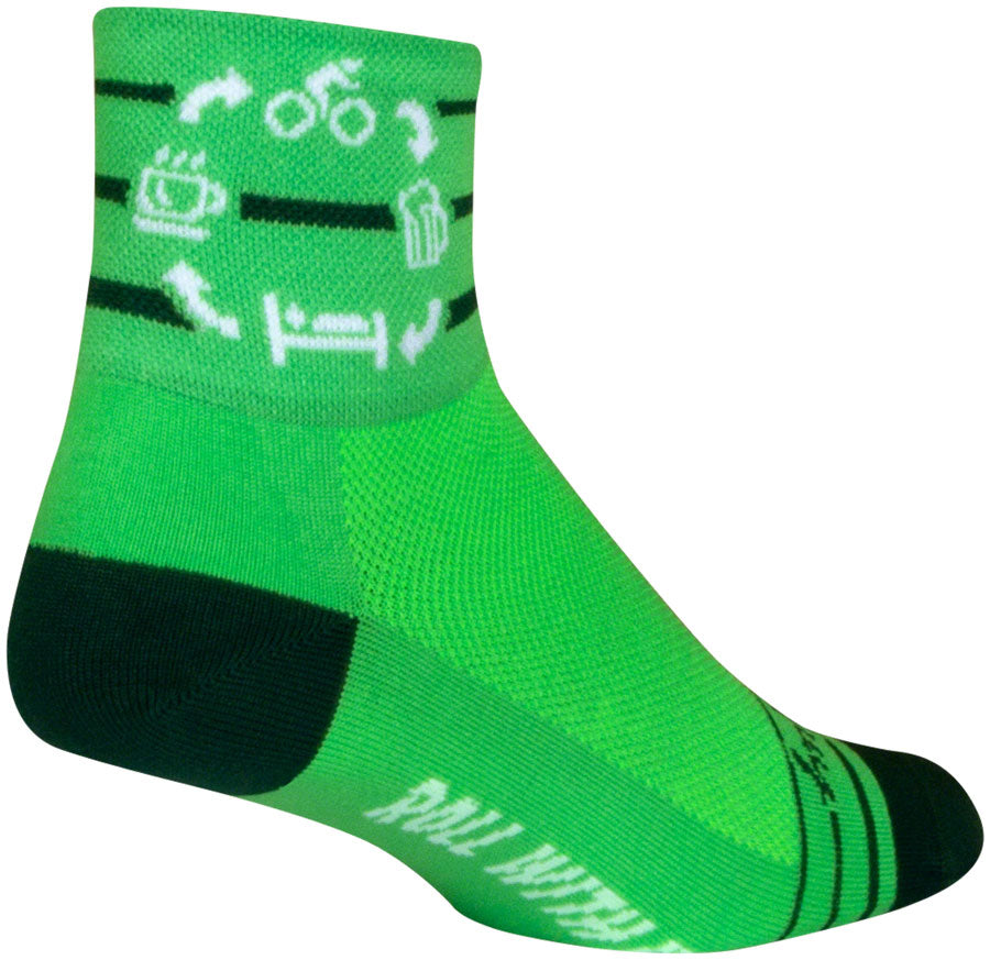 SockGuy The Cycle Standard Classic Socks - 3", Small/Medium