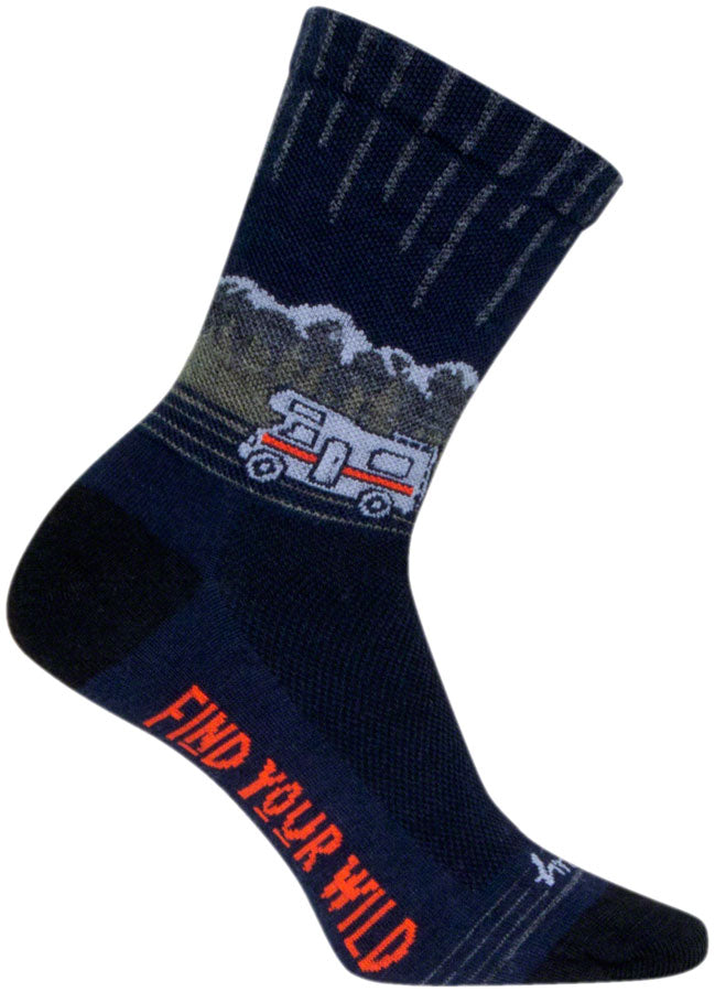 SockGuy Wild Wool Socks - 6", Small/Medium
