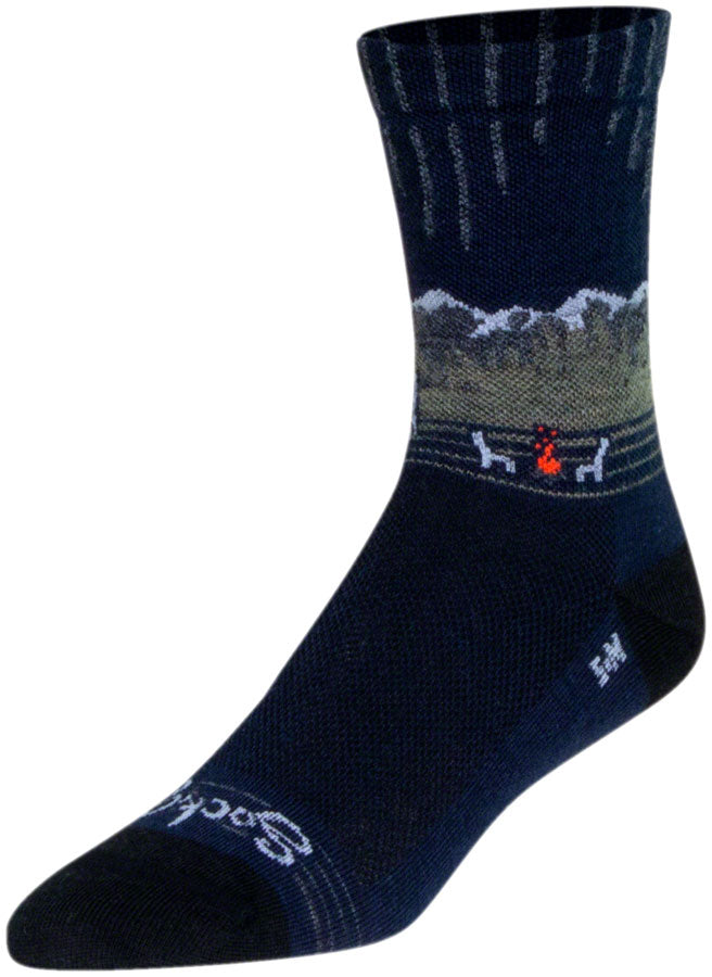 SockGuy Wild Wool Socks - 6", Small/Medium