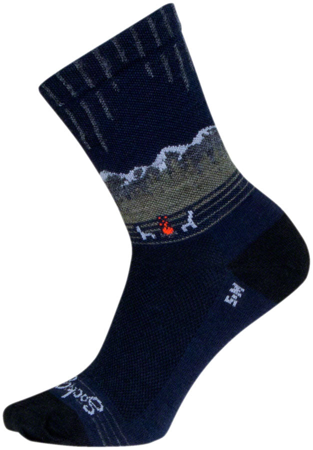 SockGuy Wild Wool Socks - 6", Small/Medium