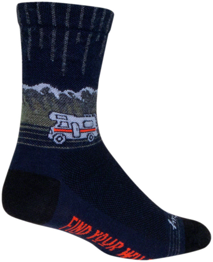 SockGuy Wild Wool Socks - 6", Small/Medium