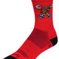 SockGuy Crew Bullish Socks - 6 inch, Red, Small/Medium