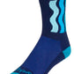 SockGuy Crew Ripple Socks - 6 inch, Blue, Small/Medium