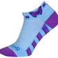 SockGuy Classic Flutterby Socks - 1 inch, Light Blue, Small/Medium
