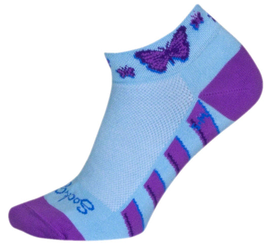SockGuy Classic I Heart My Dog Socks - 1 inch, Purple, Small/Medium