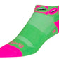 SockGuy Classic Smooch Socks - 1 inch, Green, Small/Medium