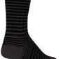 SockGuy SGX Black Stripes Socks - 6 inch, Black, Small/Medium
