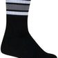 SockGuy SGX Throwback Socks - 6 inch, Black, Small/Medium