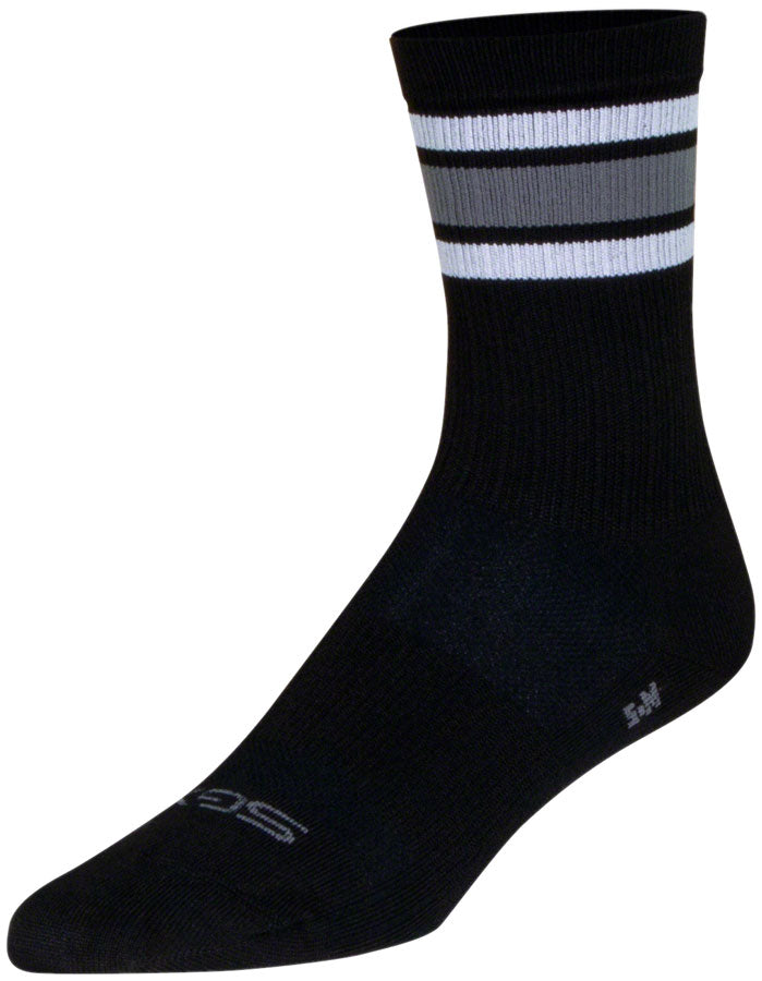 SockGuy SGX Throwback Socks - 6 inch, Black, Large/X-Large