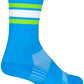 SockGuy SGX Throwback Socks - 6 inch, Blue, Small/Medium