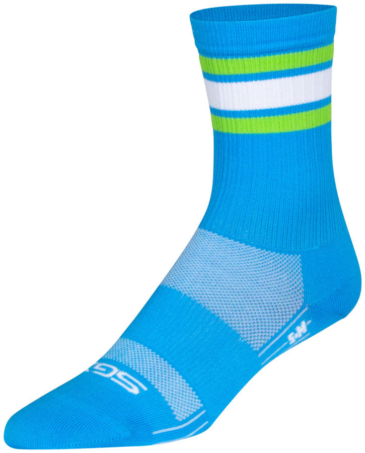 SockGuy SGX Throwback Socks - 6 inch, Blue, Large/X-Large