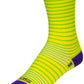 SockGuy SGX Yellow Stripes Socks - 6 inch, Yellow, Small/Medium