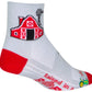 SockGuy Classic Barn Socks - 3 inch, White, Large/X-Large