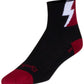 SockGuy Classic Bolt Socks - 3 inch, Red, Large/X-Large