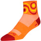 SockGuy Classic Flow Socks - 3 inch, Orange, Small/Medium