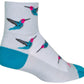 SockGuy Classic Humming Socks - 3 inch, White, Large/X-Large