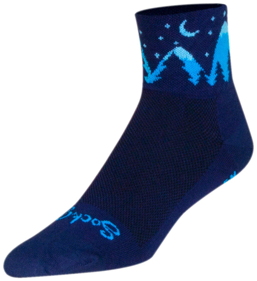 SockGuy Classic Midnight Socks - 3 inch, Black, Large/X-Large