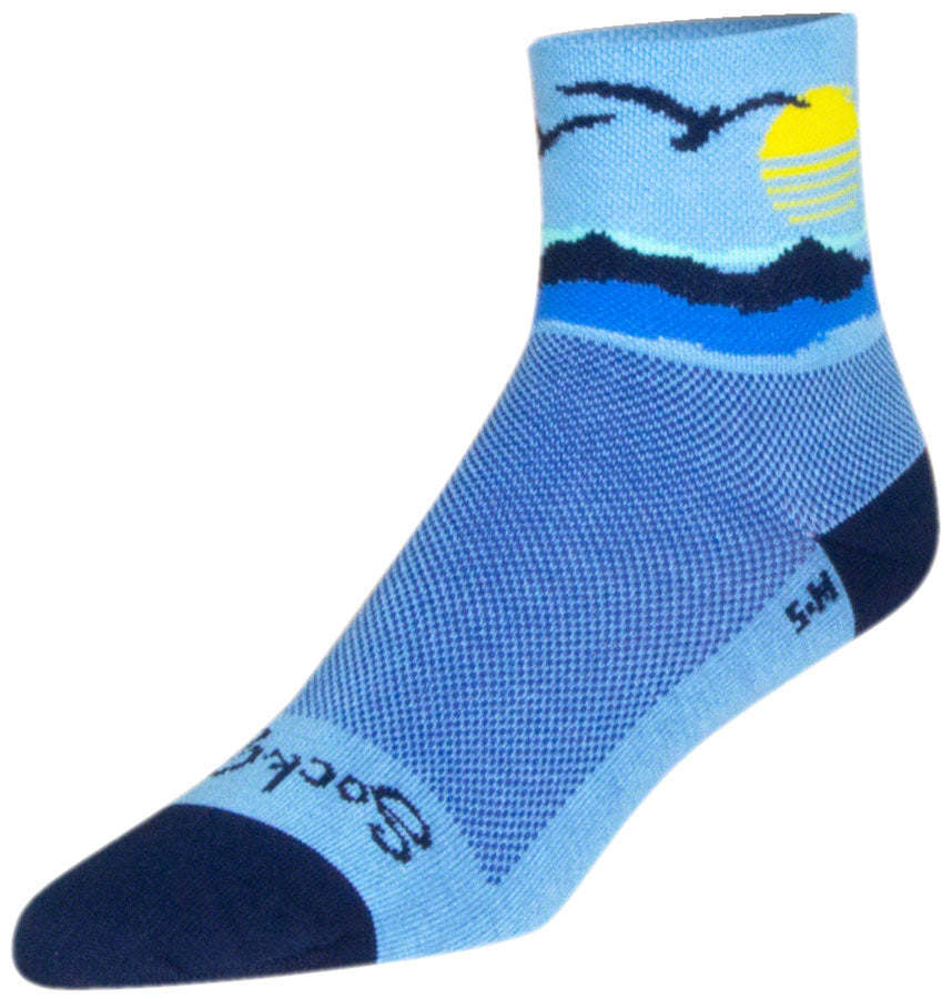 SockGuy Classic Migration Socks - 3 inch, Blue, Small/Medium