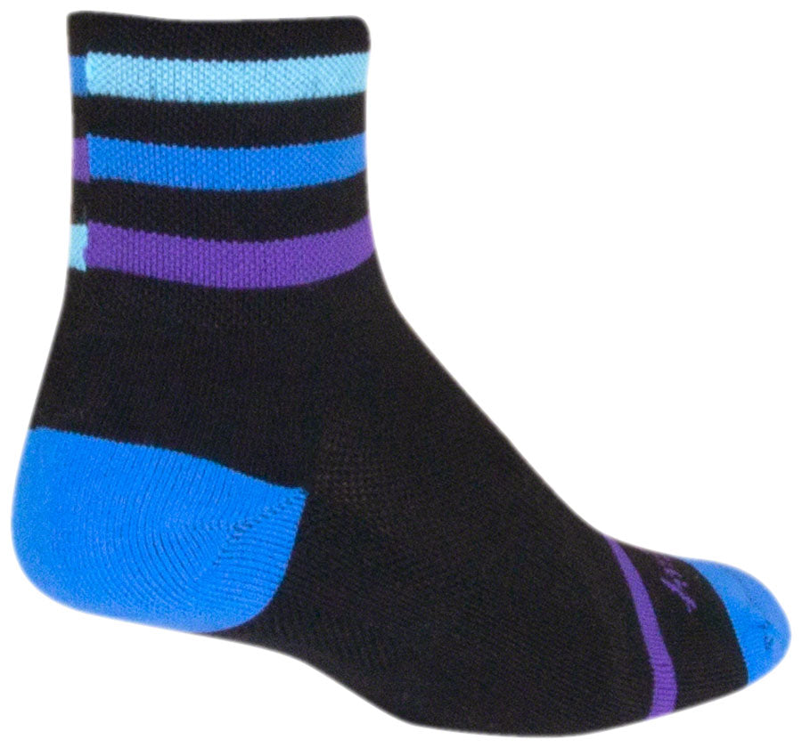 SockGuy Classic Royalty Socks - 3 inch, Black, Small/Medium