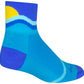 SockGuy Classic Waterworld Socks - 3 inch, Blue, Large/X-Large